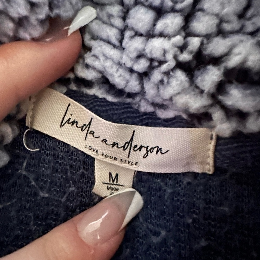 Sherpa sweater half zip